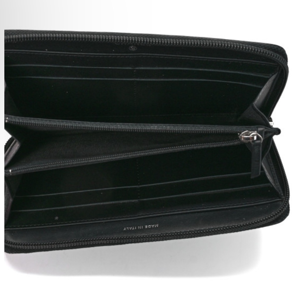 🔥CHANEL Caviar Large Timeless CC Zip Around Wallet in Black - Picture 4 of 10